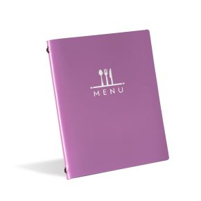 Roma Menu A5 Purple - Pack 10 - IT14