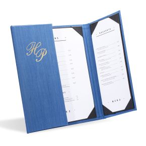 Orchard A4 Portrait gatefold blue