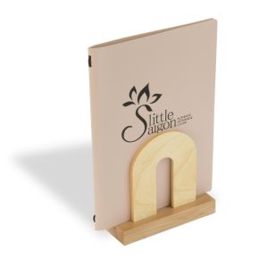 Wooden Menu Stands